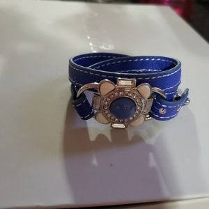 Leather wrap bracelet